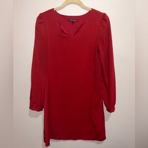 Cable & Gauge Burgundy Dress